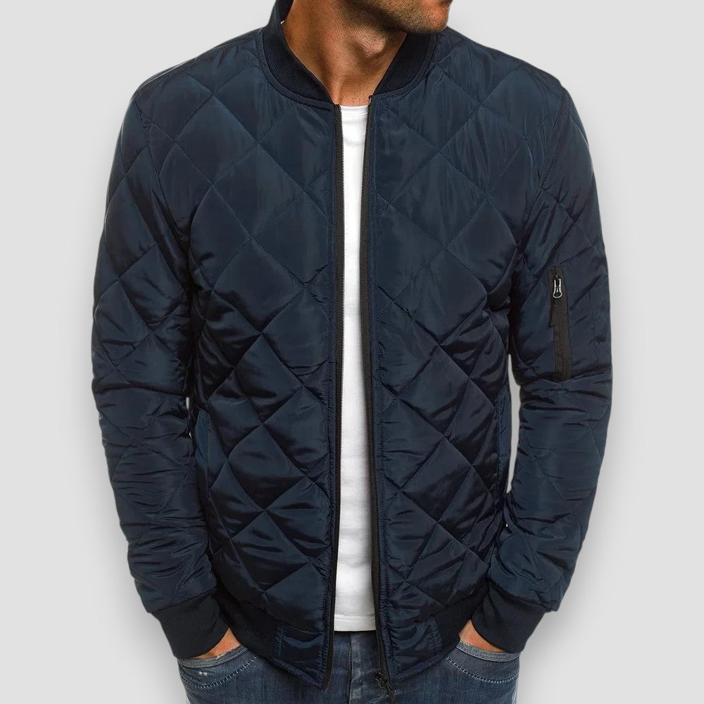 Kjell | Baumwolljacke mit Karomuster