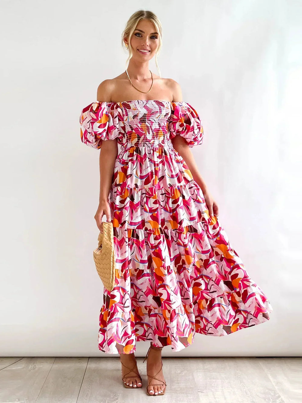 Celeste | Off-Shoulder Maxikleid