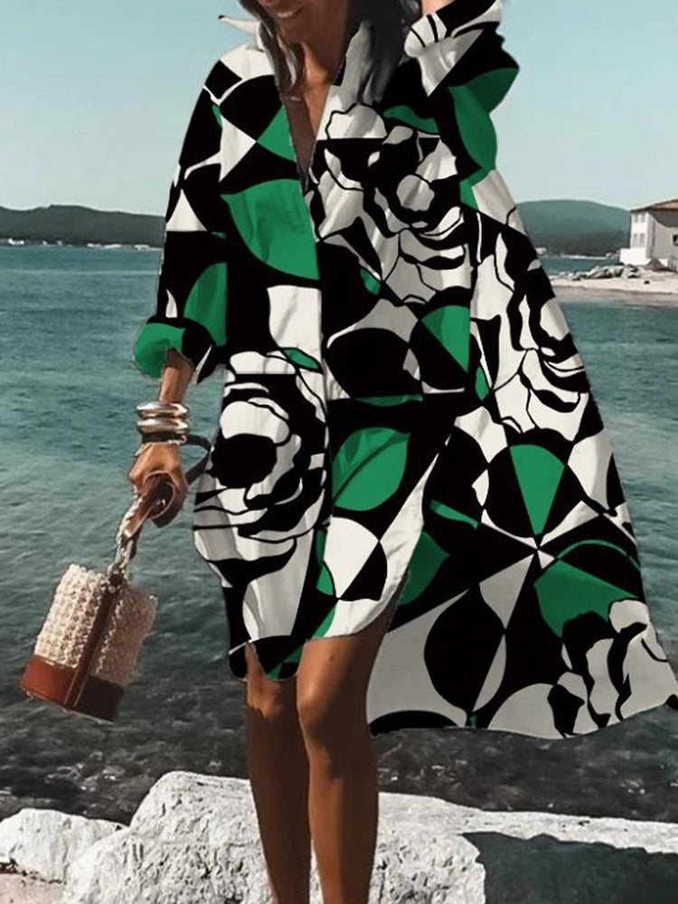 Zanira | Kleid mit Knopfleiste