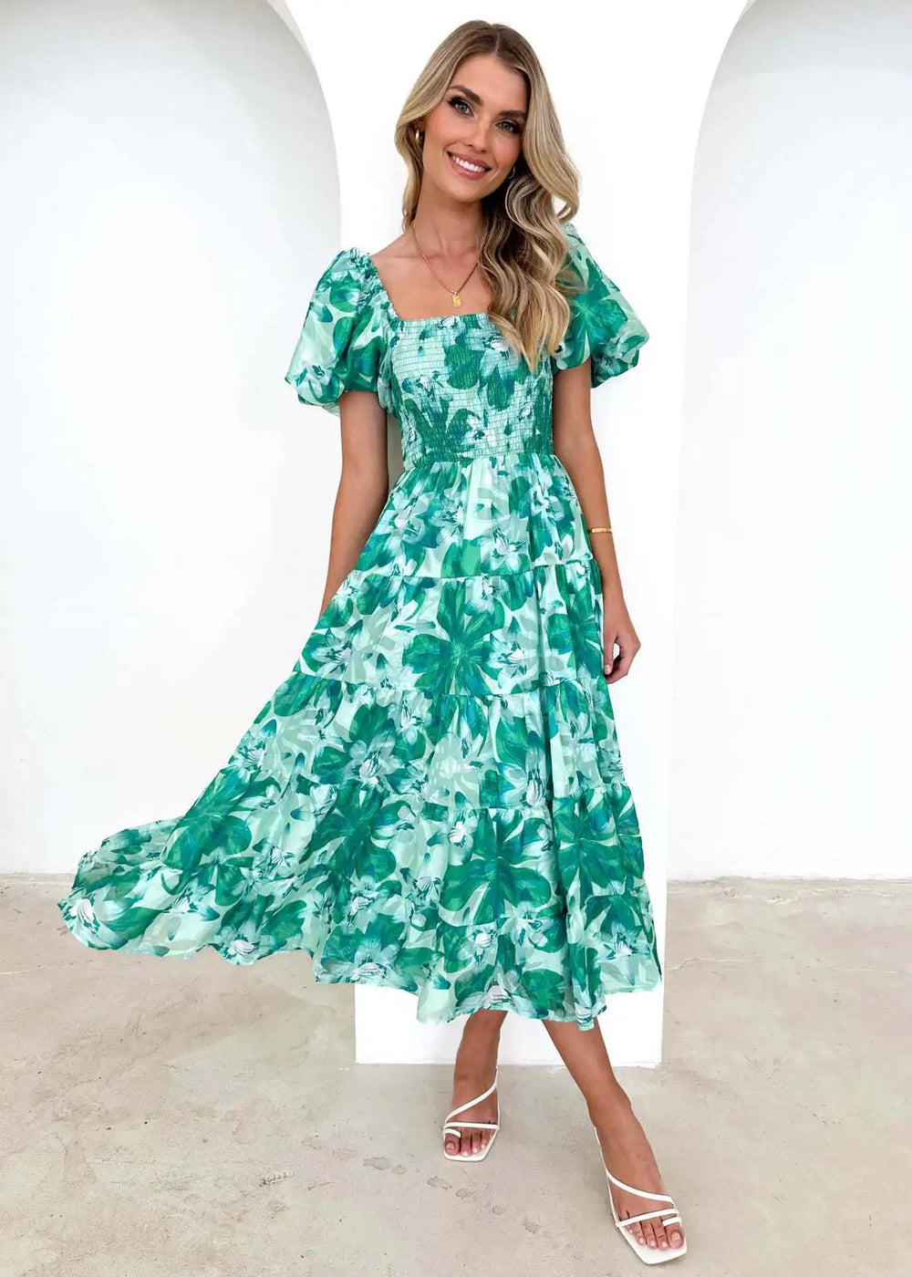 Celeste | Off-Shoulder Maxikleid