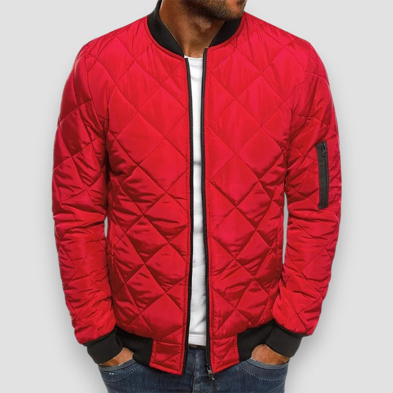 Kjell | Baumwolljacke mit Karomuster