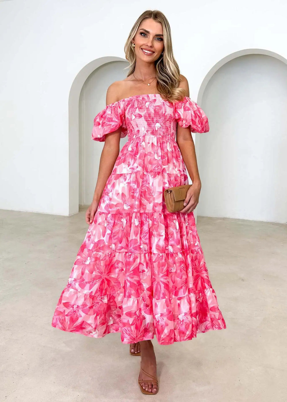 Celeste | Off-Shoulder Maxikleid