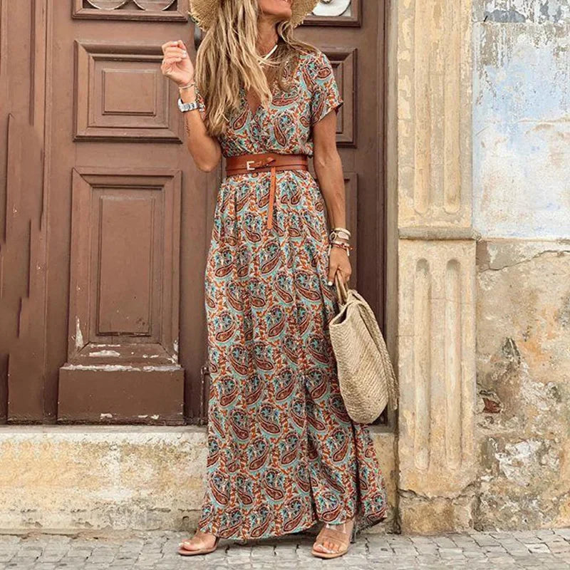 Luna | Elegantes Boho-Maxikleid