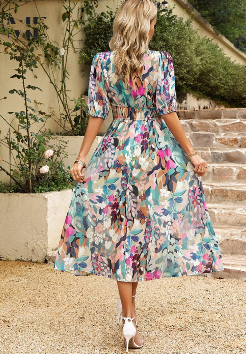 Danielle | Luxuriöses, zeitloses Midikleid