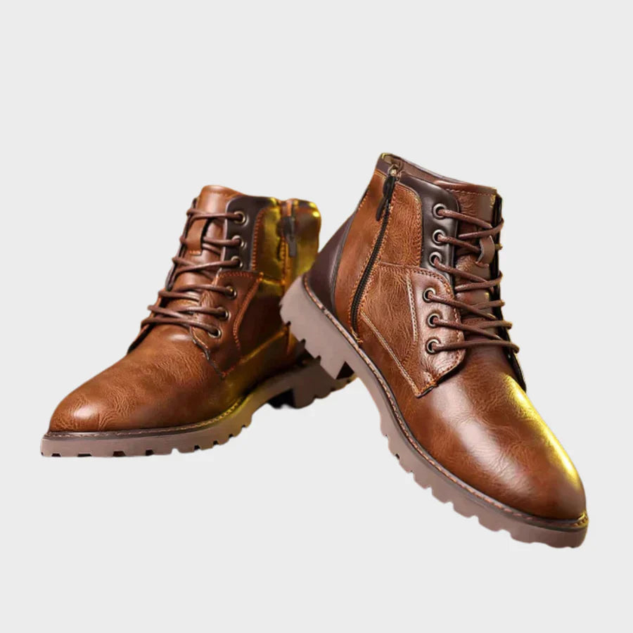 Owen | Langlebige Leder-Kampfstiefel