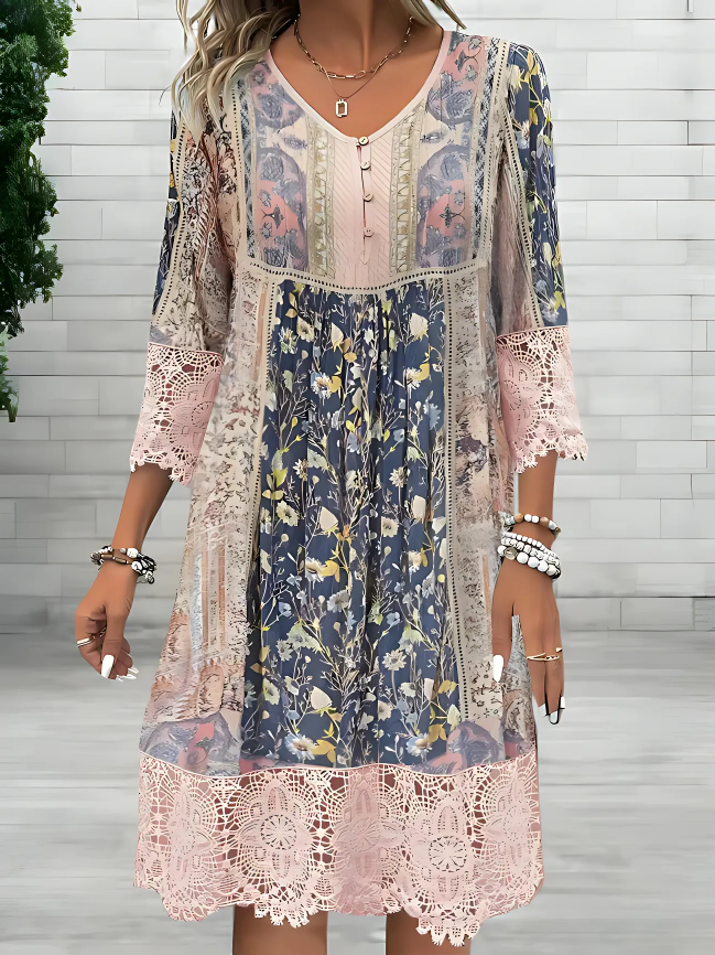 Tamara | Luxuriöses Boho-Fließkleid