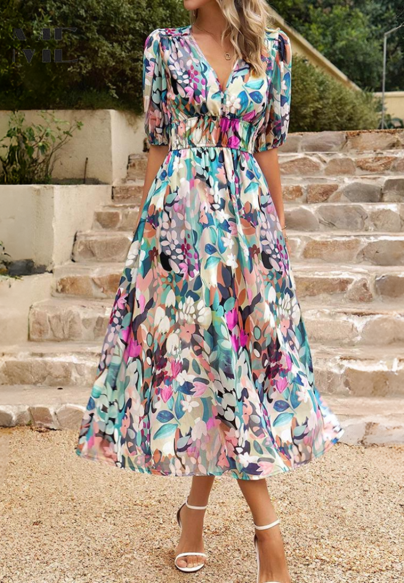 Danielle | Luxuriöses, zeitloses Midikleid