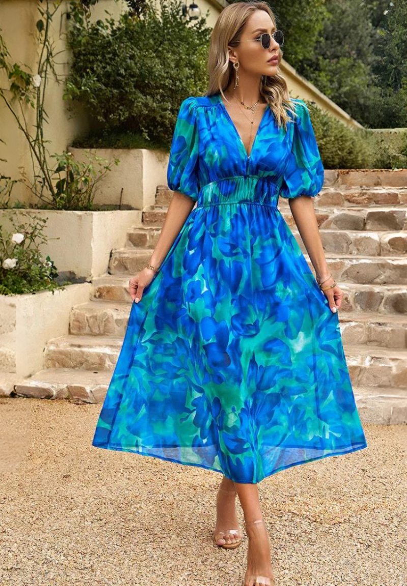 Danielle | Luxuriöses, zeitloses Midikleid