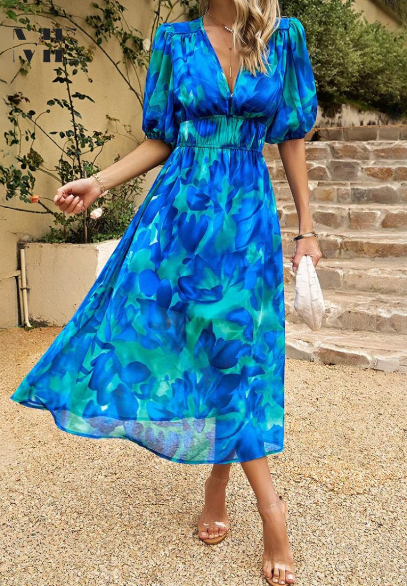 Danielle | Luxuriöses, zeitloses Midikleid