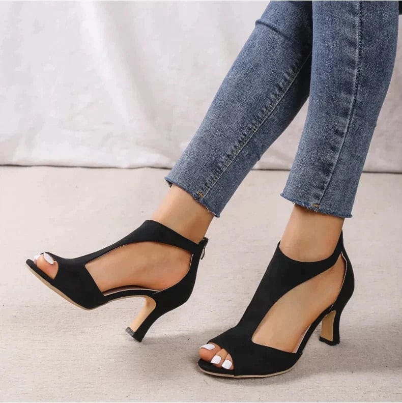 Ivy | Offene Sandalen mit Absatz