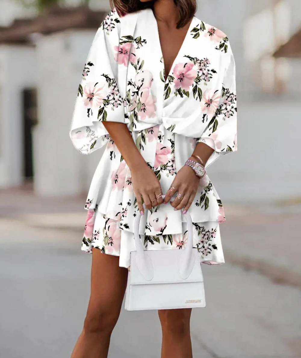 Valeria | Bohemian Blumen-Minidress