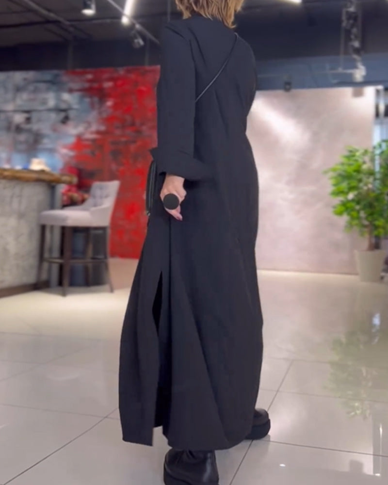 Brandy | Bequemes Kleid mit Schlitzen