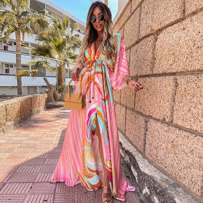 Isla | Stilvolles buntes Kleid