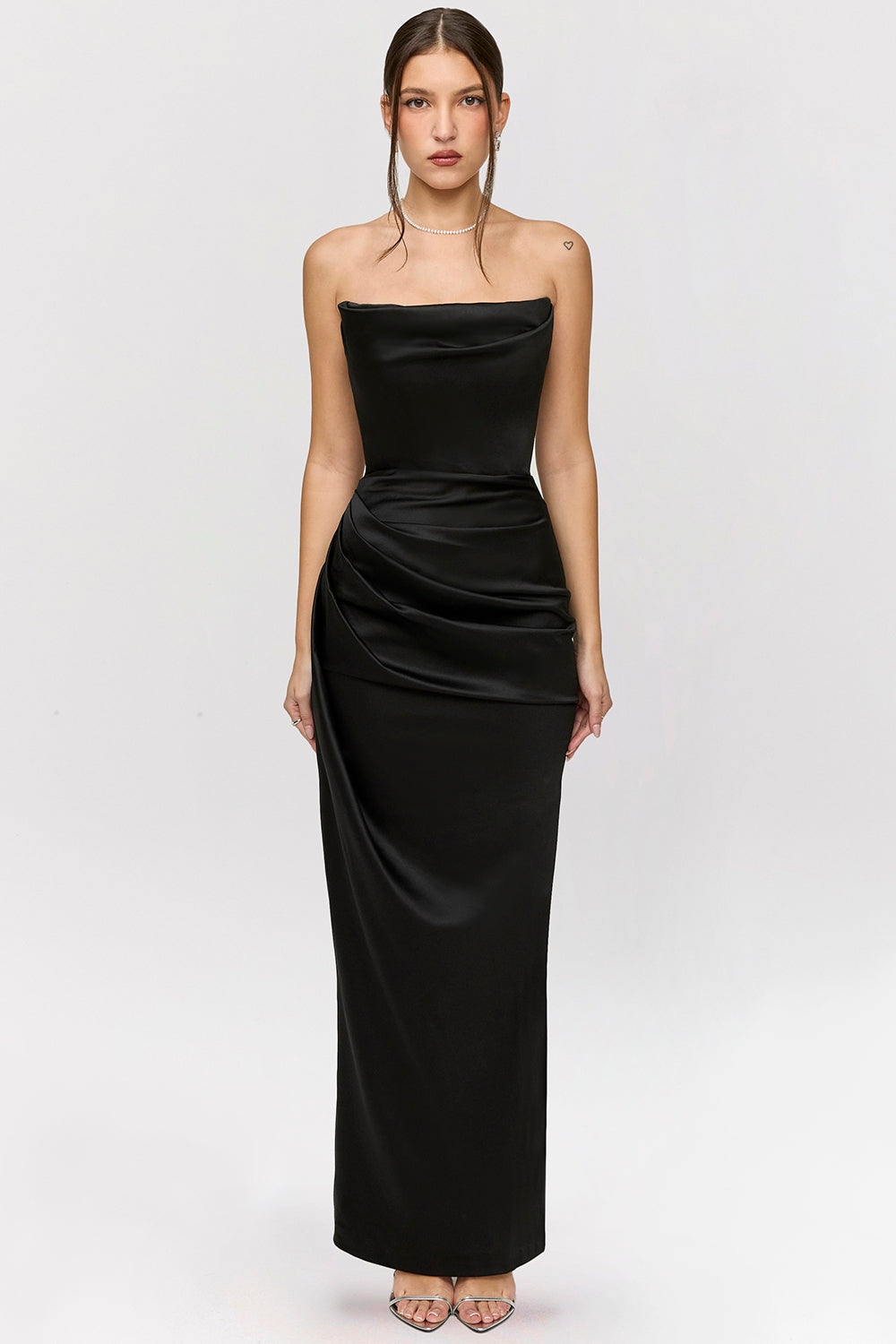 Pariel | Trägerloses Maxikleid