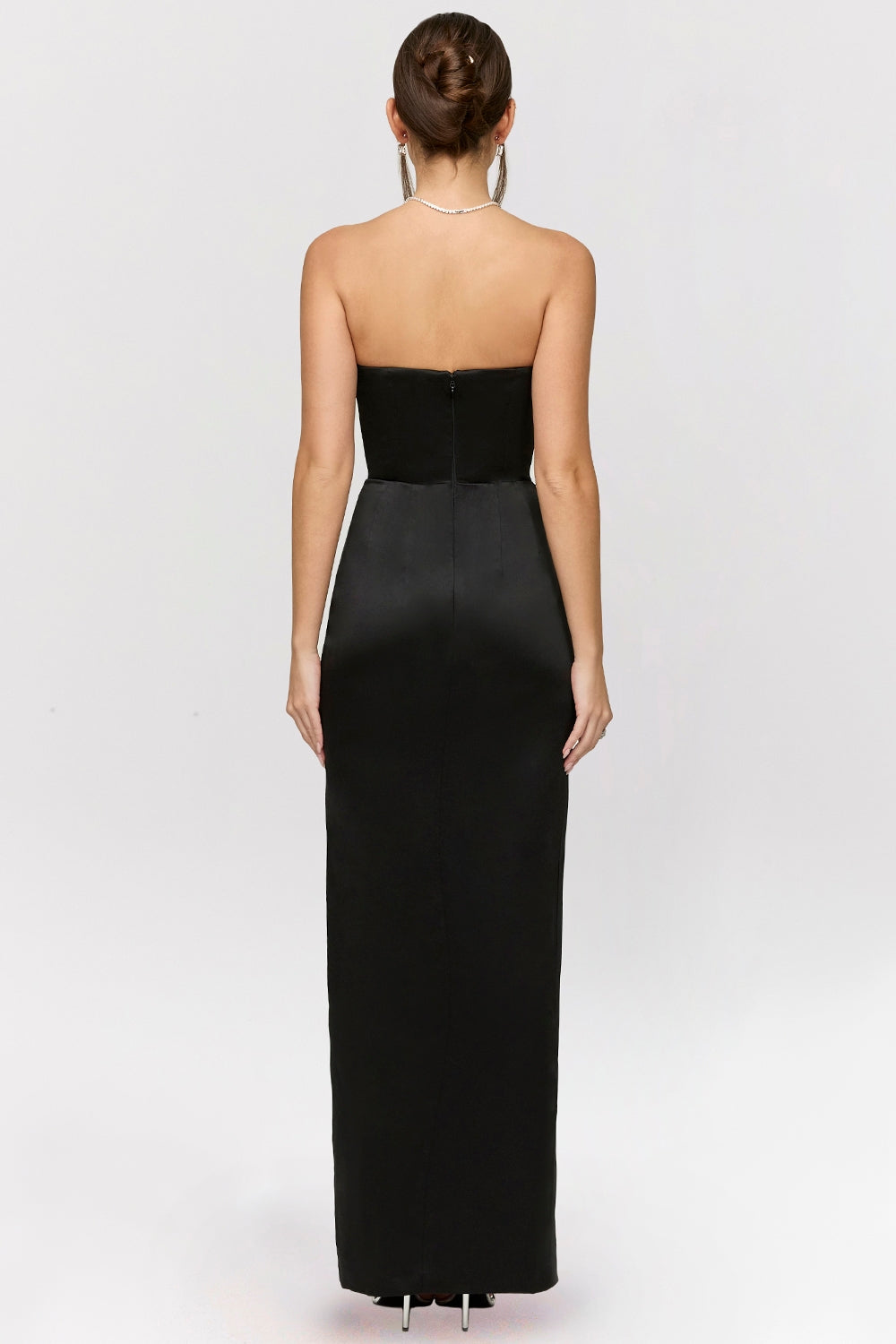 Pariel | Trägerloses Maxikleid