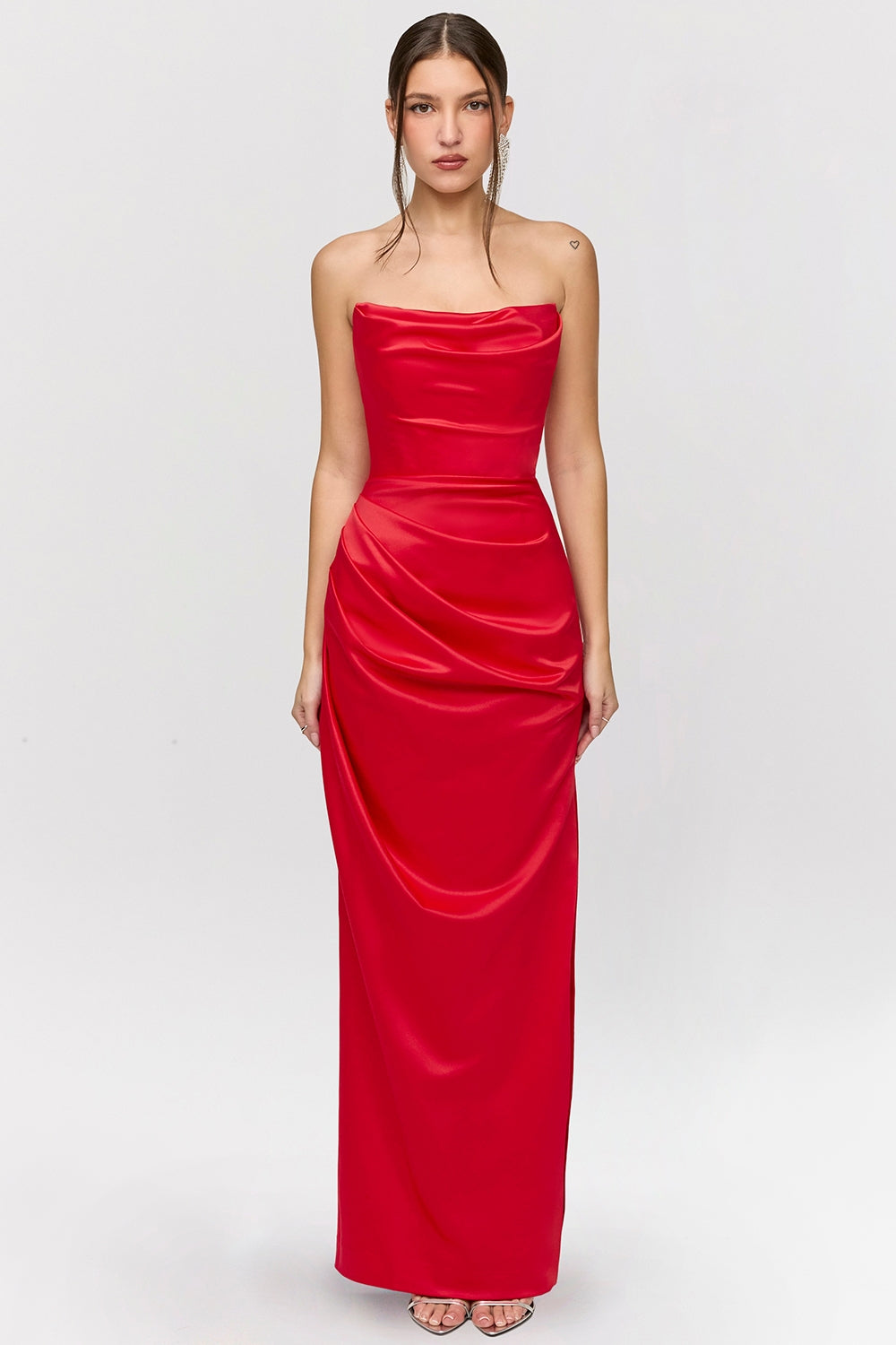 Pariel | Trägerloses Maxikleid