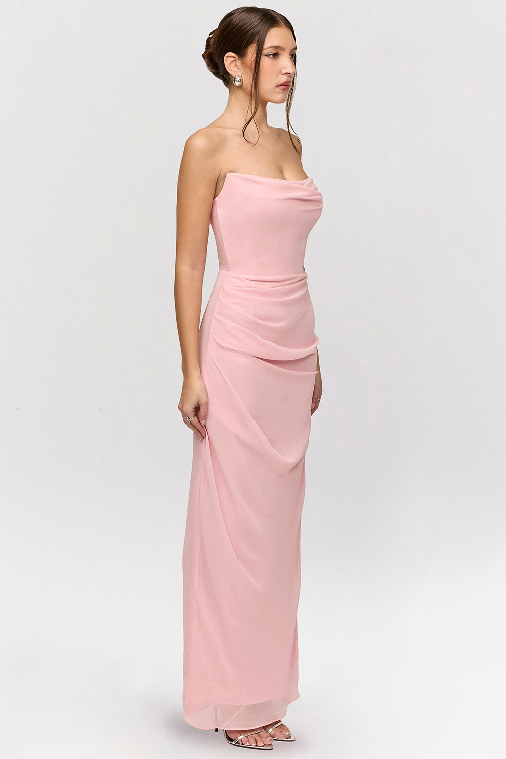 Pariel | Trägerloses Maxikleid