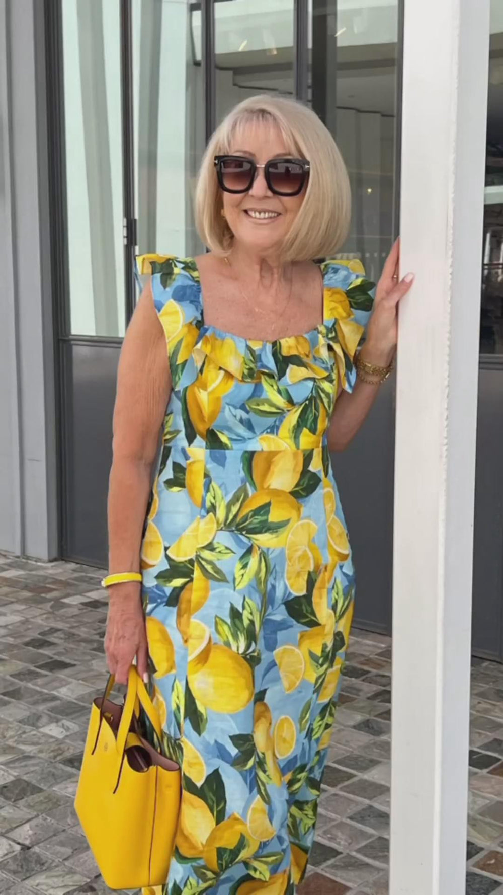 VanDeZaar | Limón | Sommerkleid mit Zitronenprint
