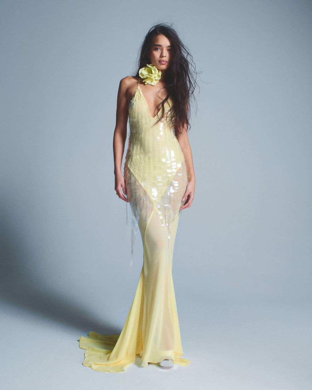Nisari | Blumenkleid mit Halsband
