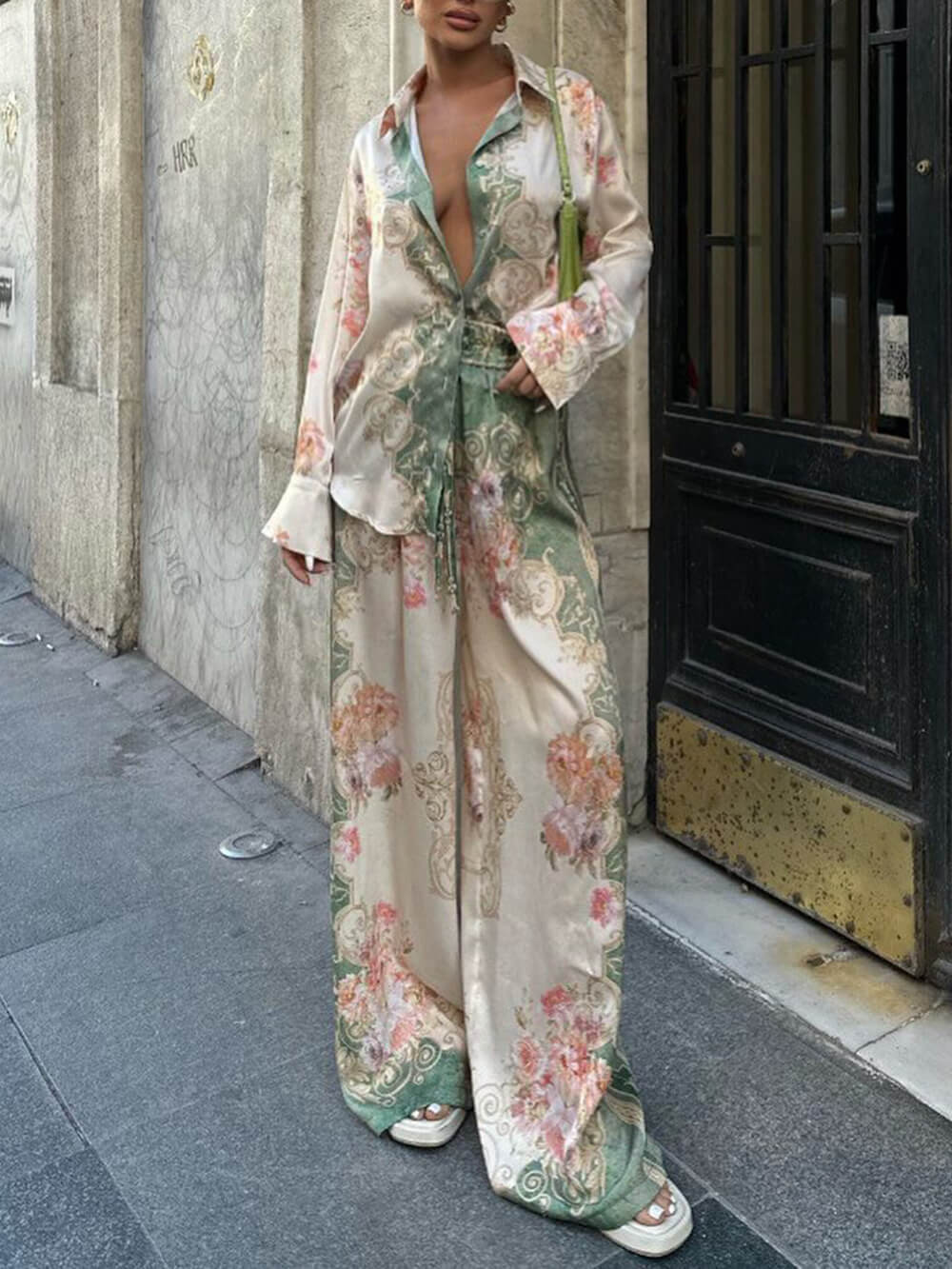 Elvara | Barock Satin Set