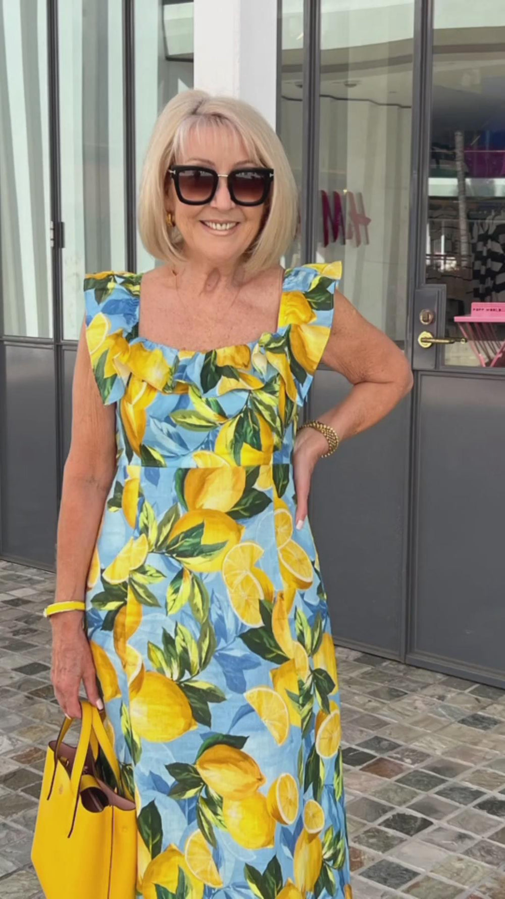 VanDeZaar | Limón | Sommerkleid mit Zitronenprint