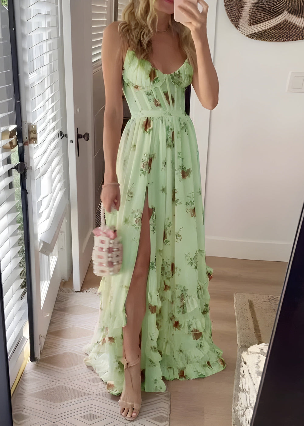 Esmee | Langes Blumenkleid