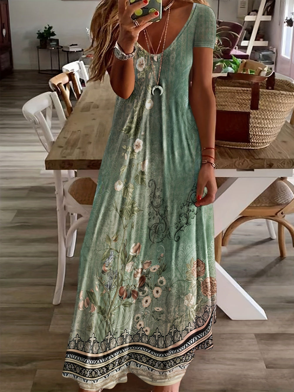 Jessamine | Maxikleid mit Blumenmuster