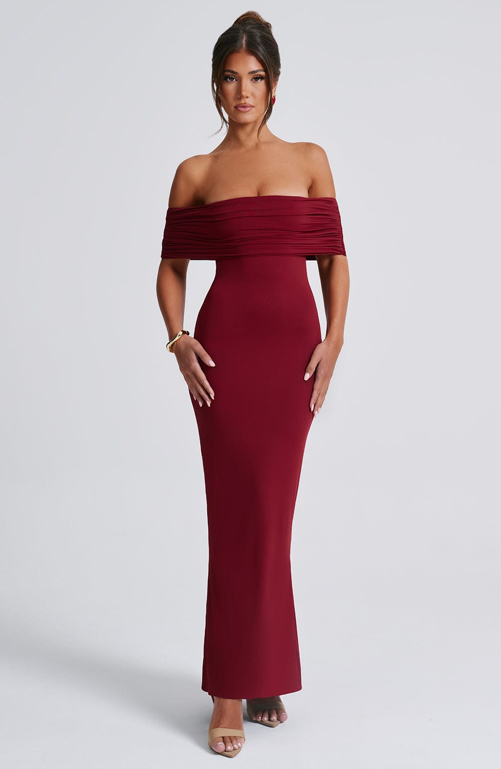 Isadora | Off-Shoulder Maxikleid
