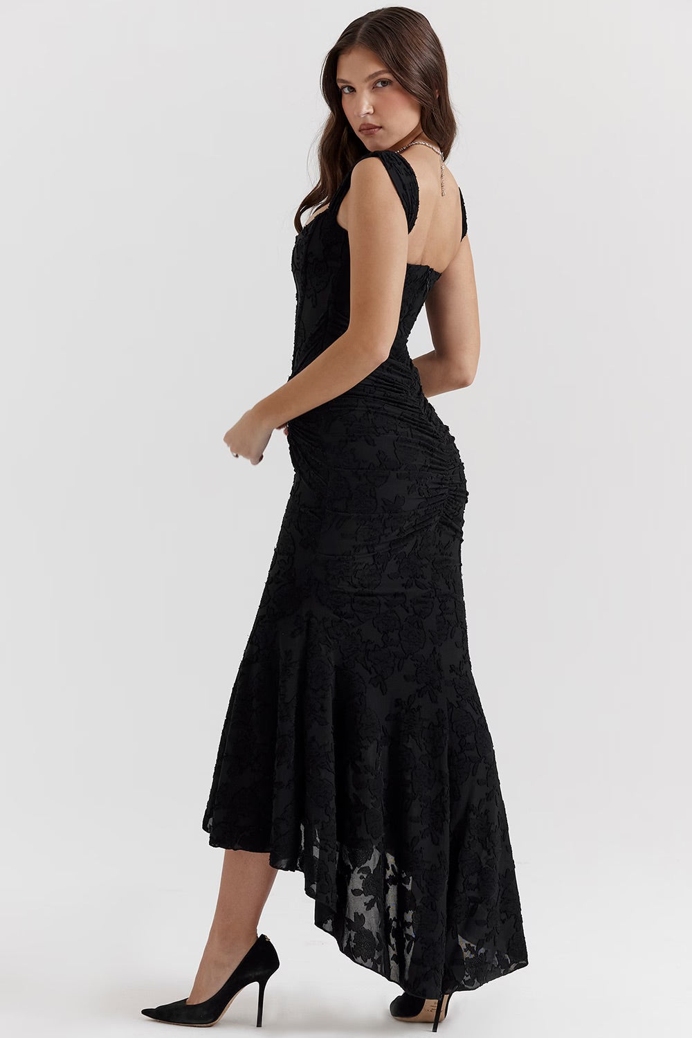 Zara | Florales Maxikleid