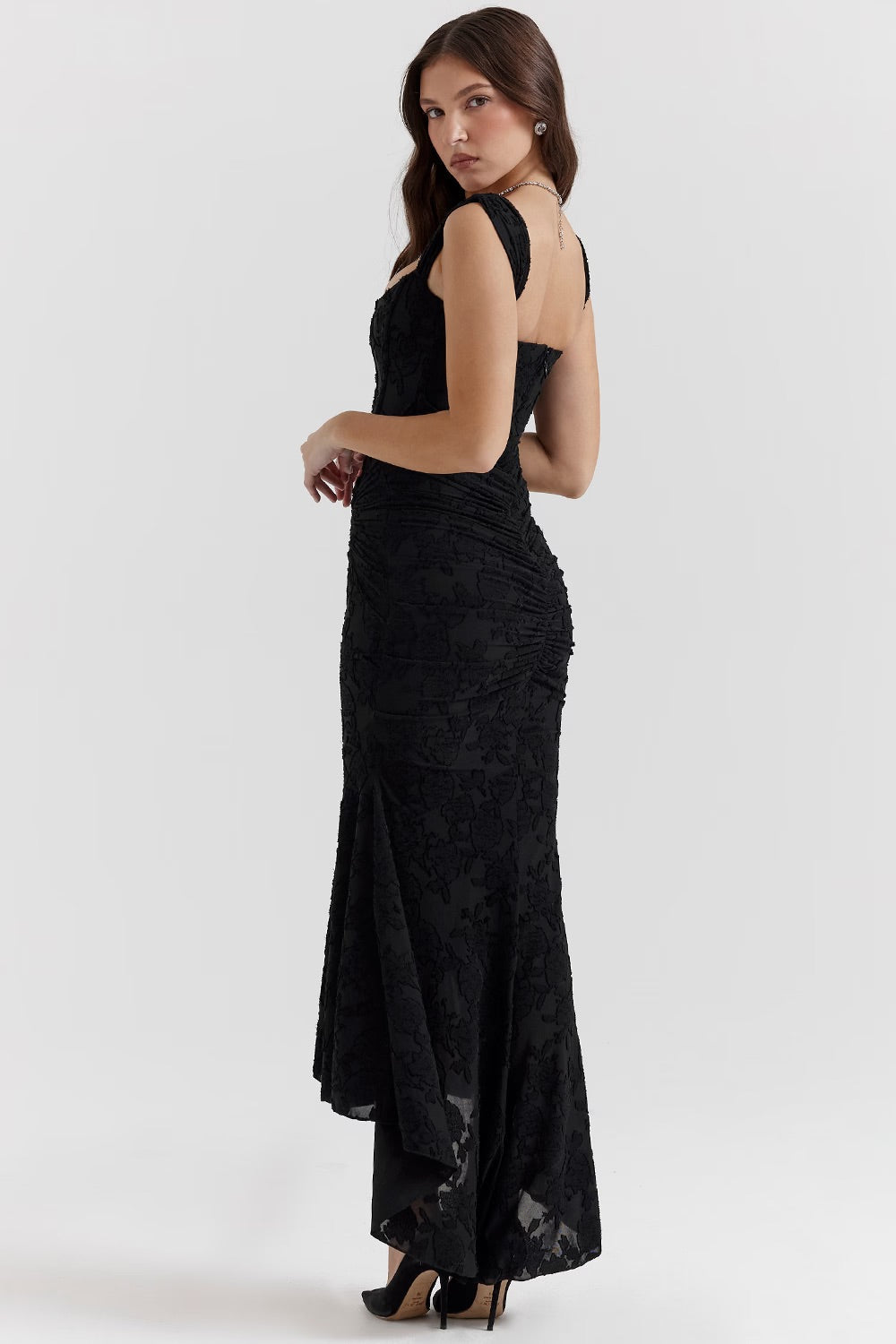 Zara | Florales Maxikleid