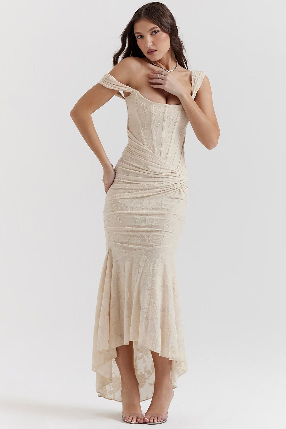 Zara | Florales Maxikleid