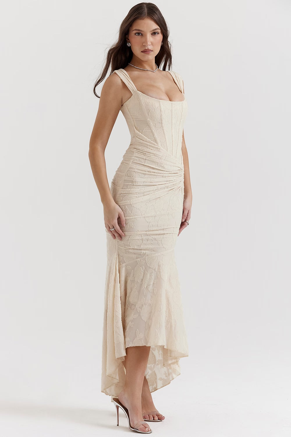 Zara | Florales Maxikleid