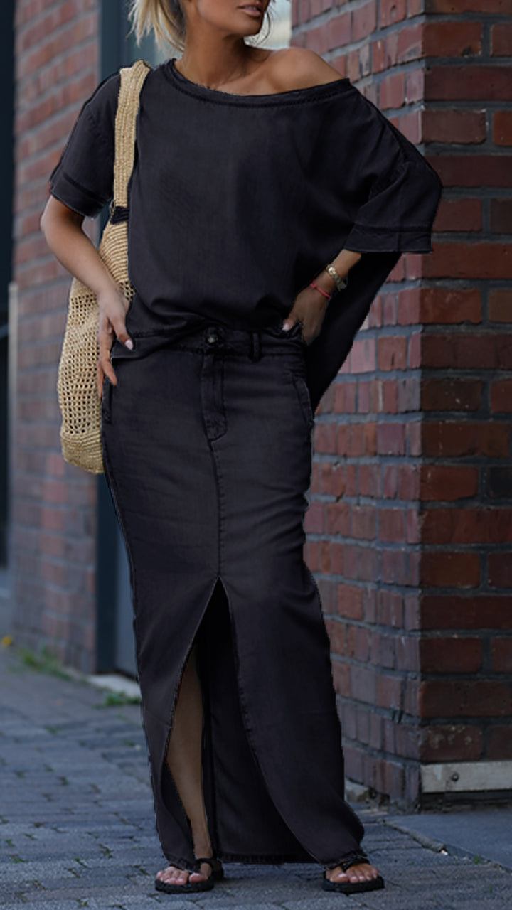 Amora | Lässiger Jeansanzug