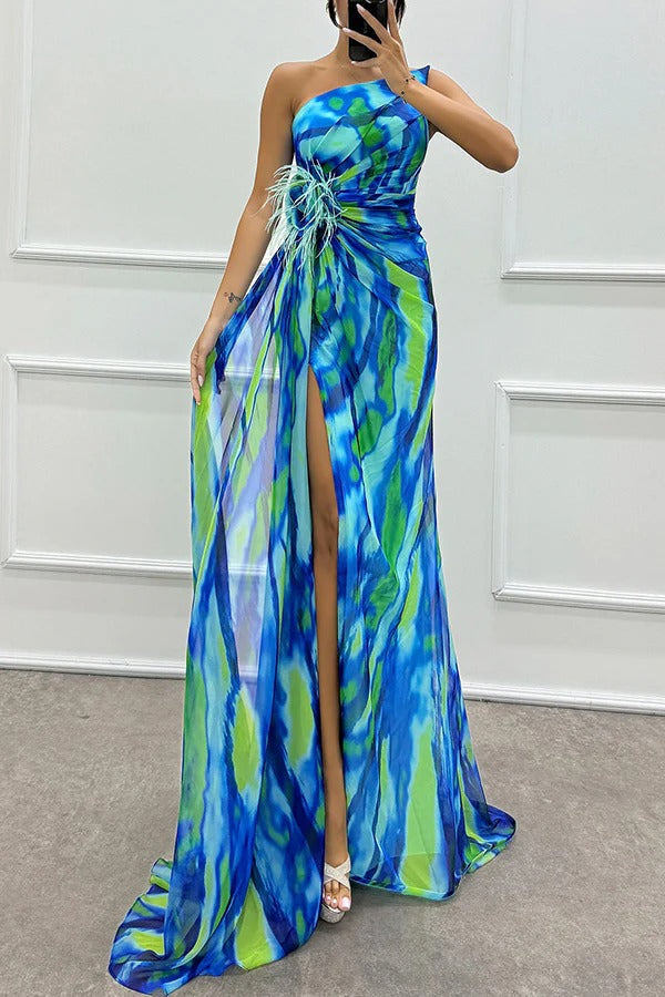Naomi | Lebendiges Maxikleid