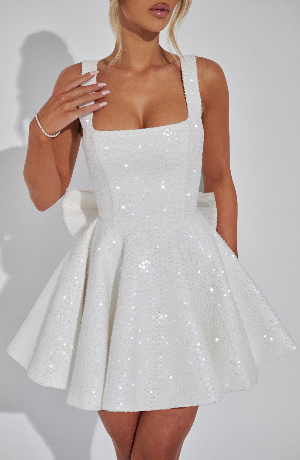 Luniva | Mini-Kleid mit Schleife