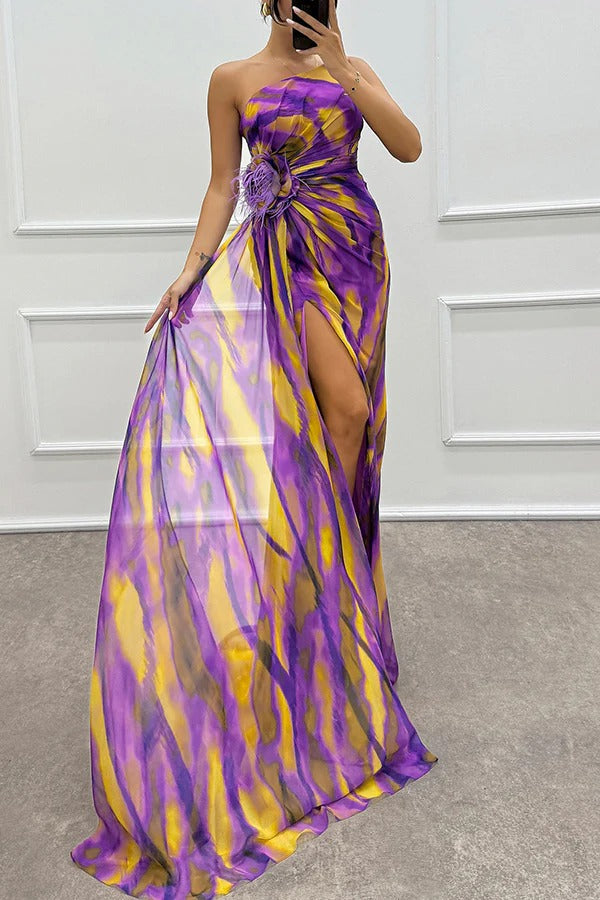 Naomi | Lebendiges Maxikleid