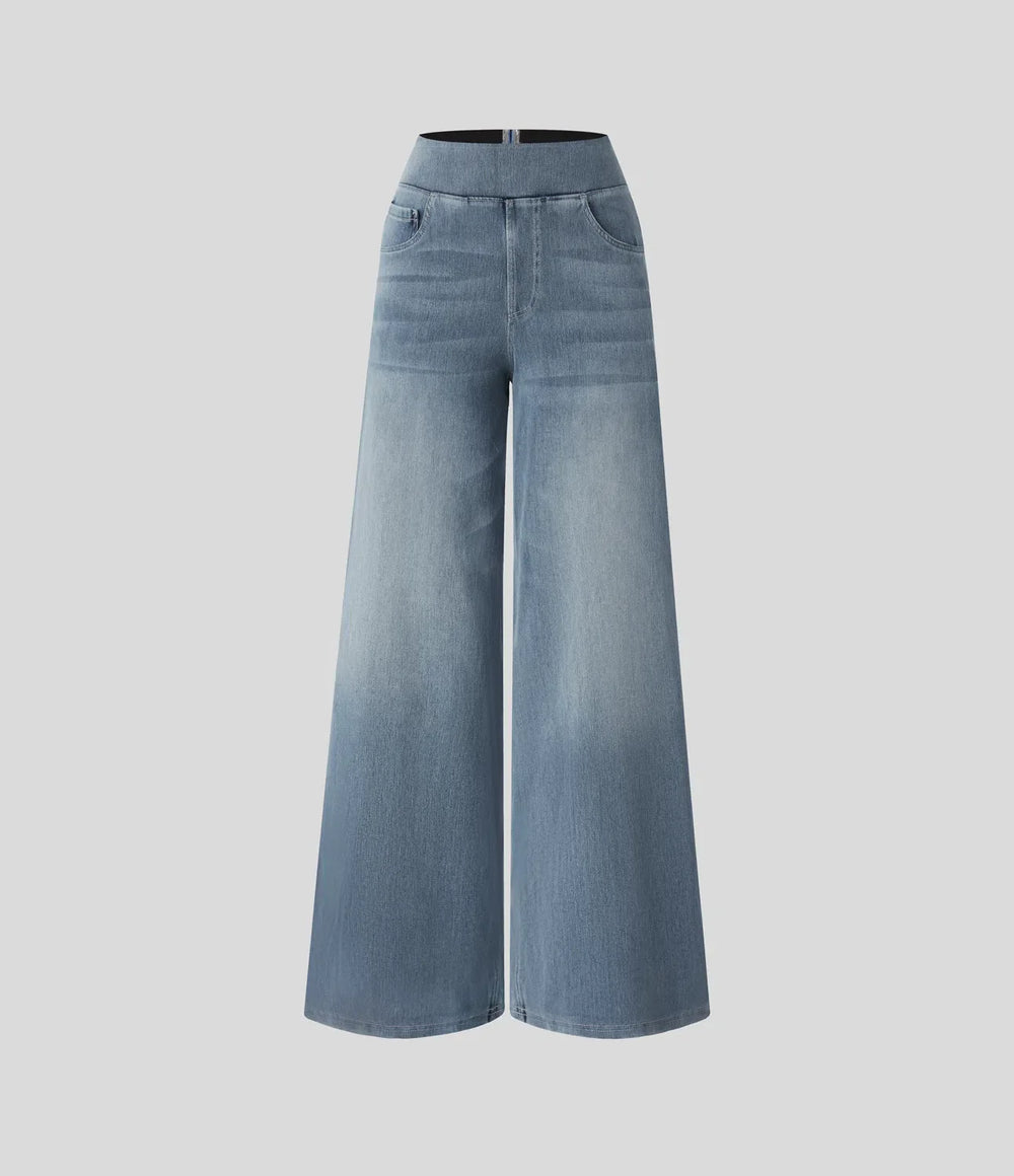 Eva | Elastische Hose mit hoher Taille