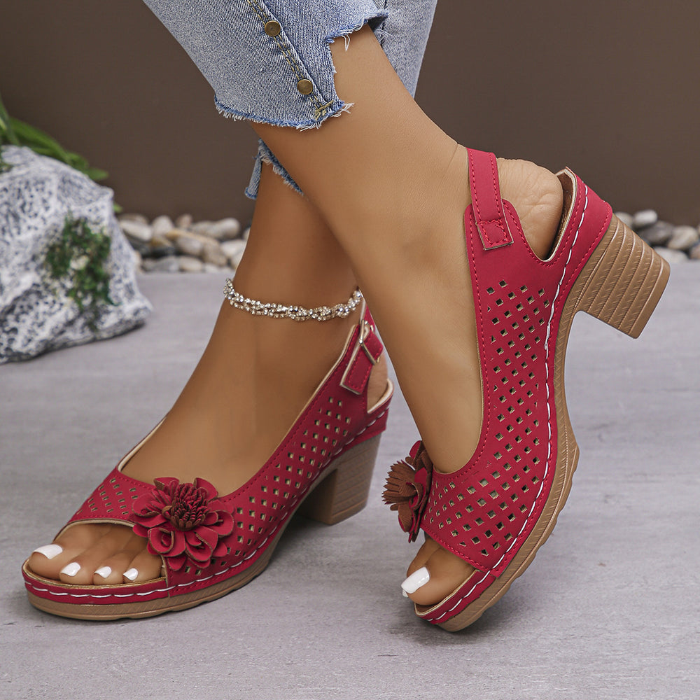 Kalani | Schicke Blumensandalen