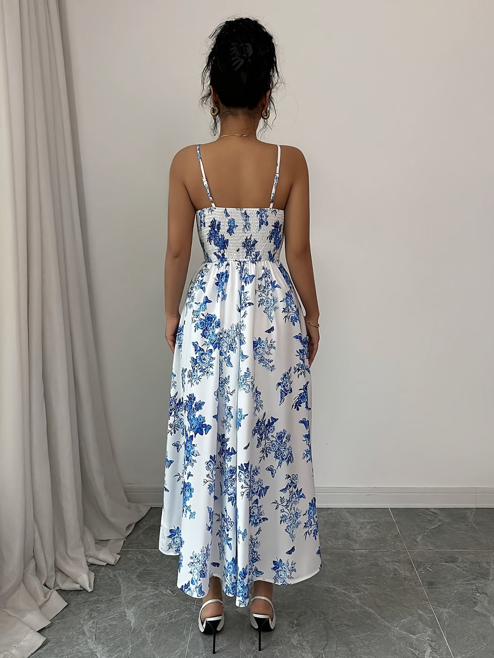 Seraphina | Maxikleid mit Carmenausschnitt