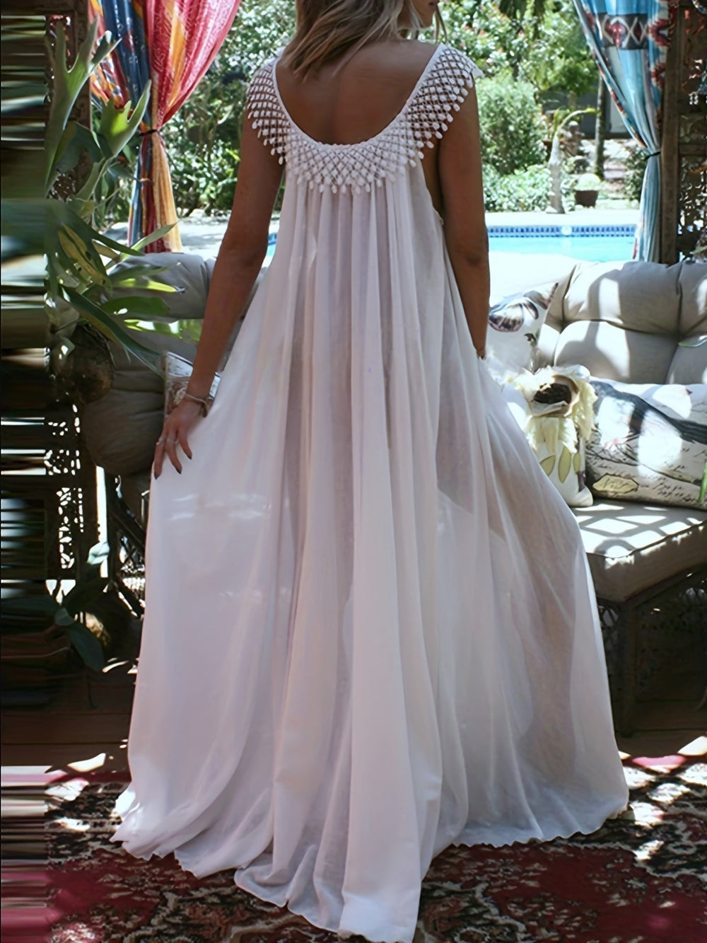Seraphina | Boho-Spitzenkleid in großen Größen