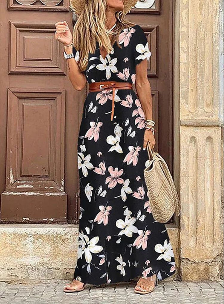Luna | Elegantes Boho-Maxikleid