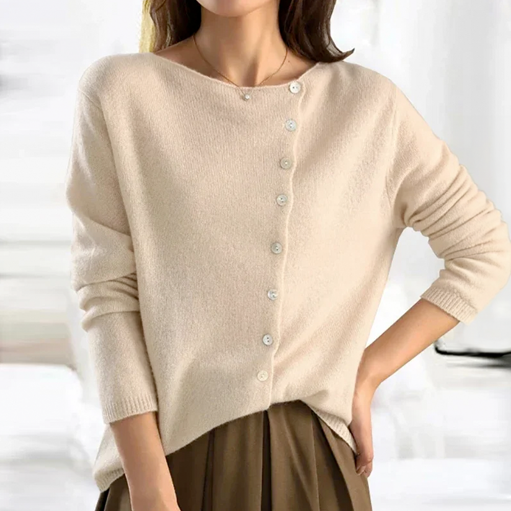Savannah | Raffinierter Knopf-Cardigan