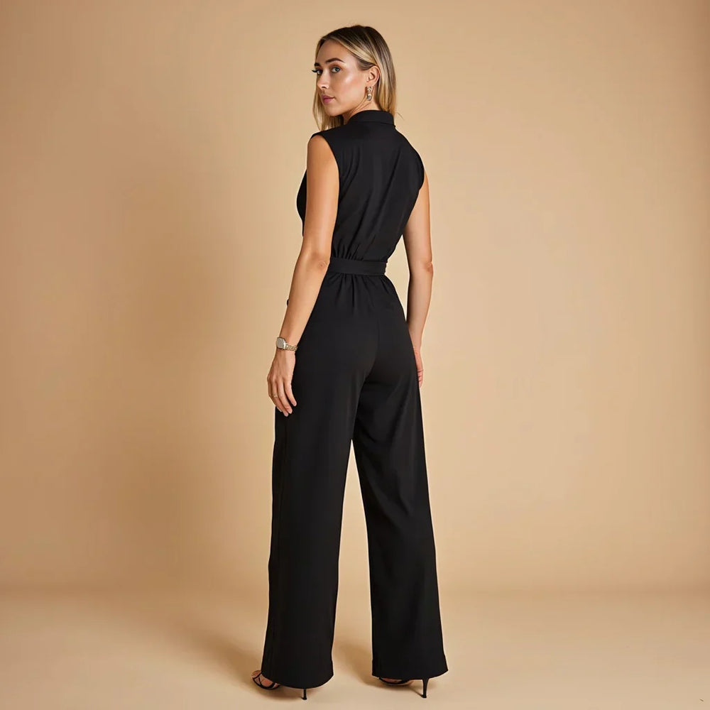 Ava | Raffinierter Jumpsuit mit Gürtel