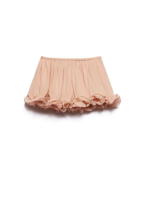 Romantic Drama | Shorts mit welligen Volants und elastischer Taille