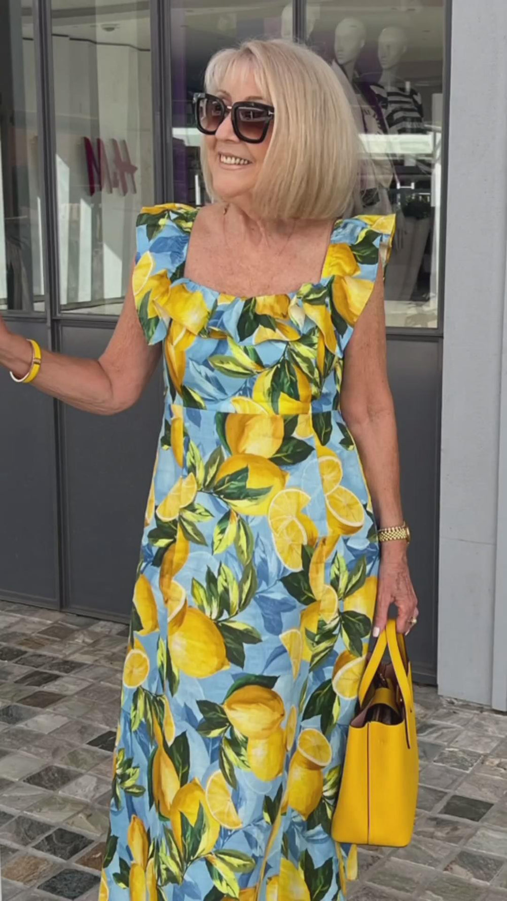 VanDeZaar | Limón | Sommerkleid mit Zitronenprint