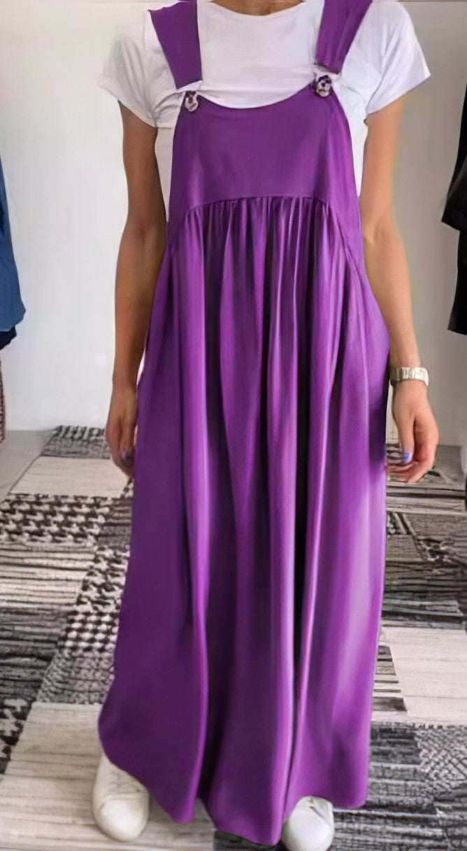 Camille | Fließendes ärmelloses Casual-Chic Kleid