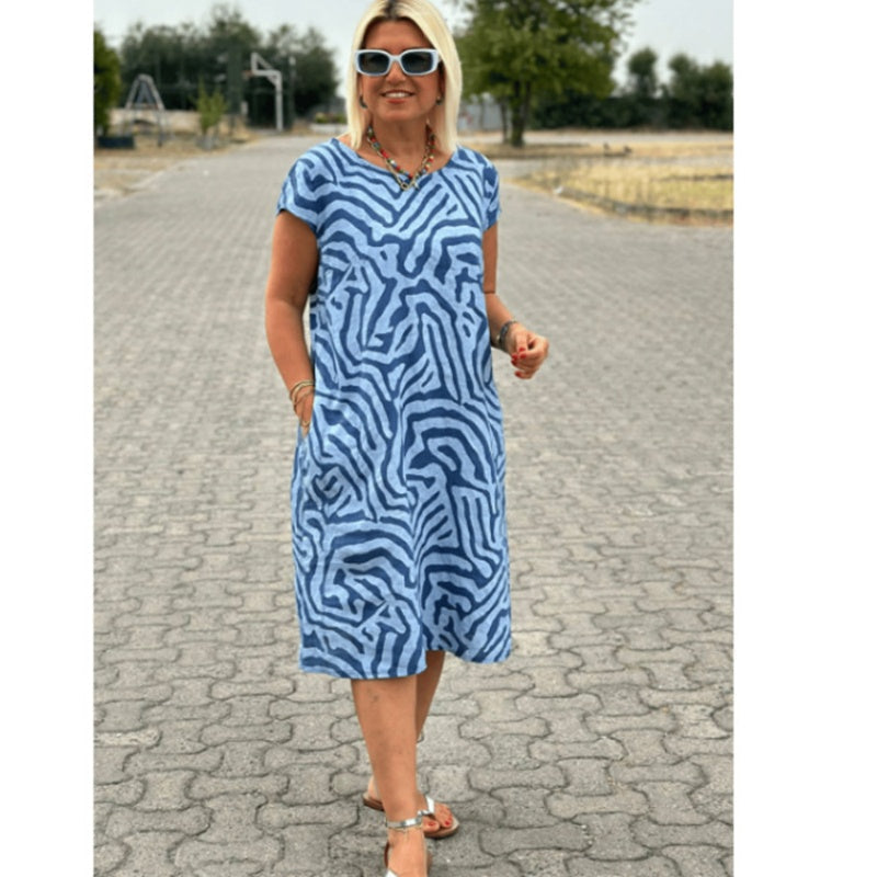 Alma | Blumiges Boho-Kleid