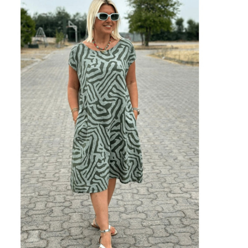 Alma | Blumiges Boho-Kleid