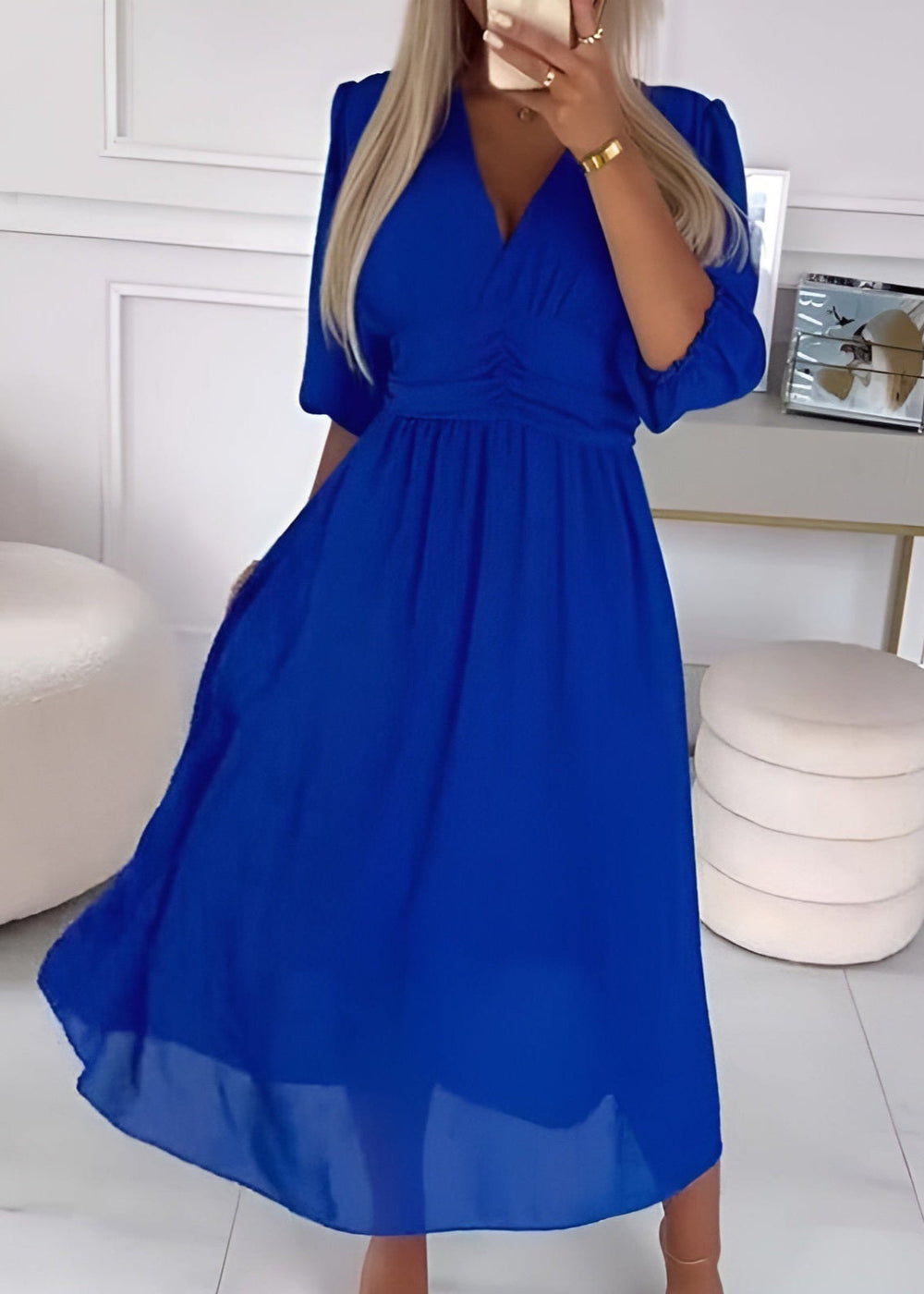 Gaby | Leichtes, seidiges Chiffonkleid