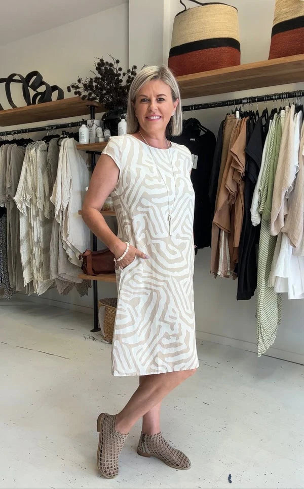 Alma | Blumiges Boho-Kleid